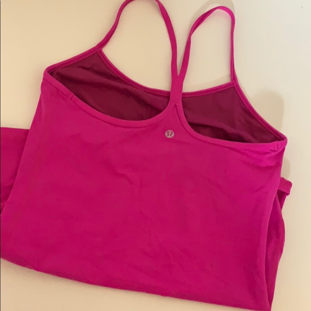 Hot pink lululemon top - Picture 2 of 2